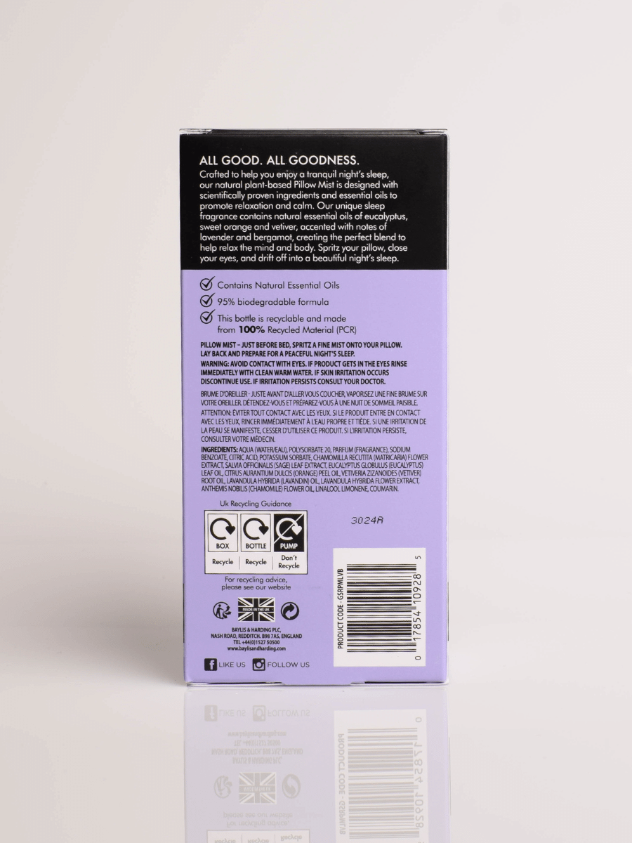 Sleep Lavender & Bergamot Pillow Mist (veganes Kissenspray)