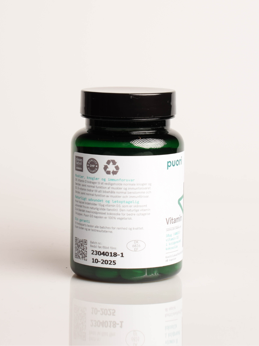 Vitamin D3 10 mcg in Kokosöl