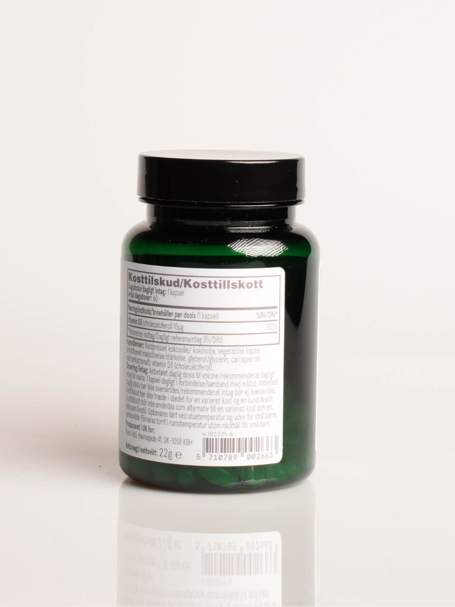 Vitamin D3 10 mcg in Kokosöl