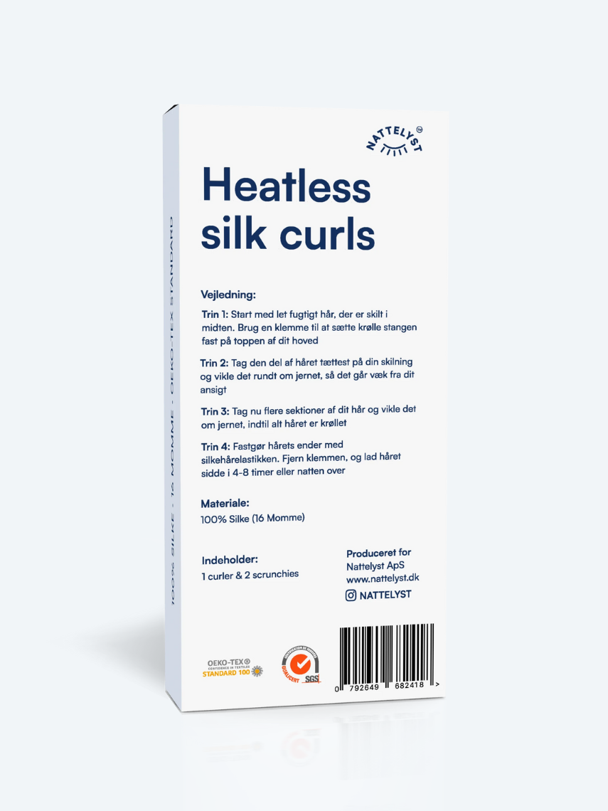 Heatless Silk Curls aus Maulbeerseide (OEKO-TEX)