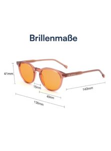 Amber Blaulichtfilterbrille