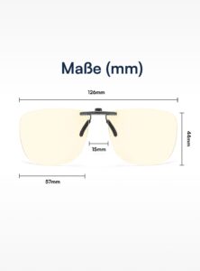 Clip On® Blaulichtfilter für Brillen