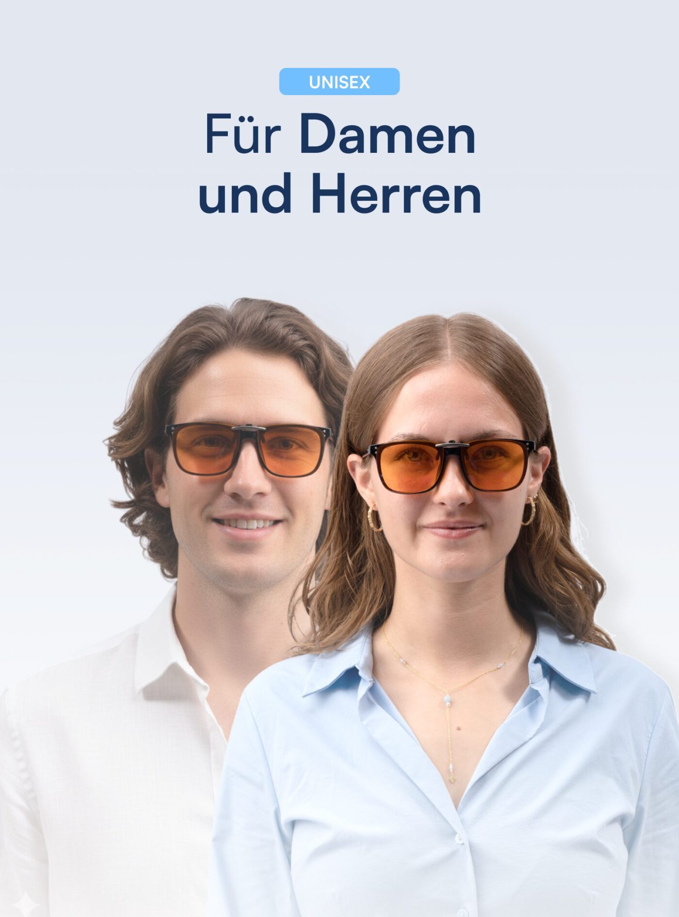 Clip On® Blaulichtfilter für Brillen