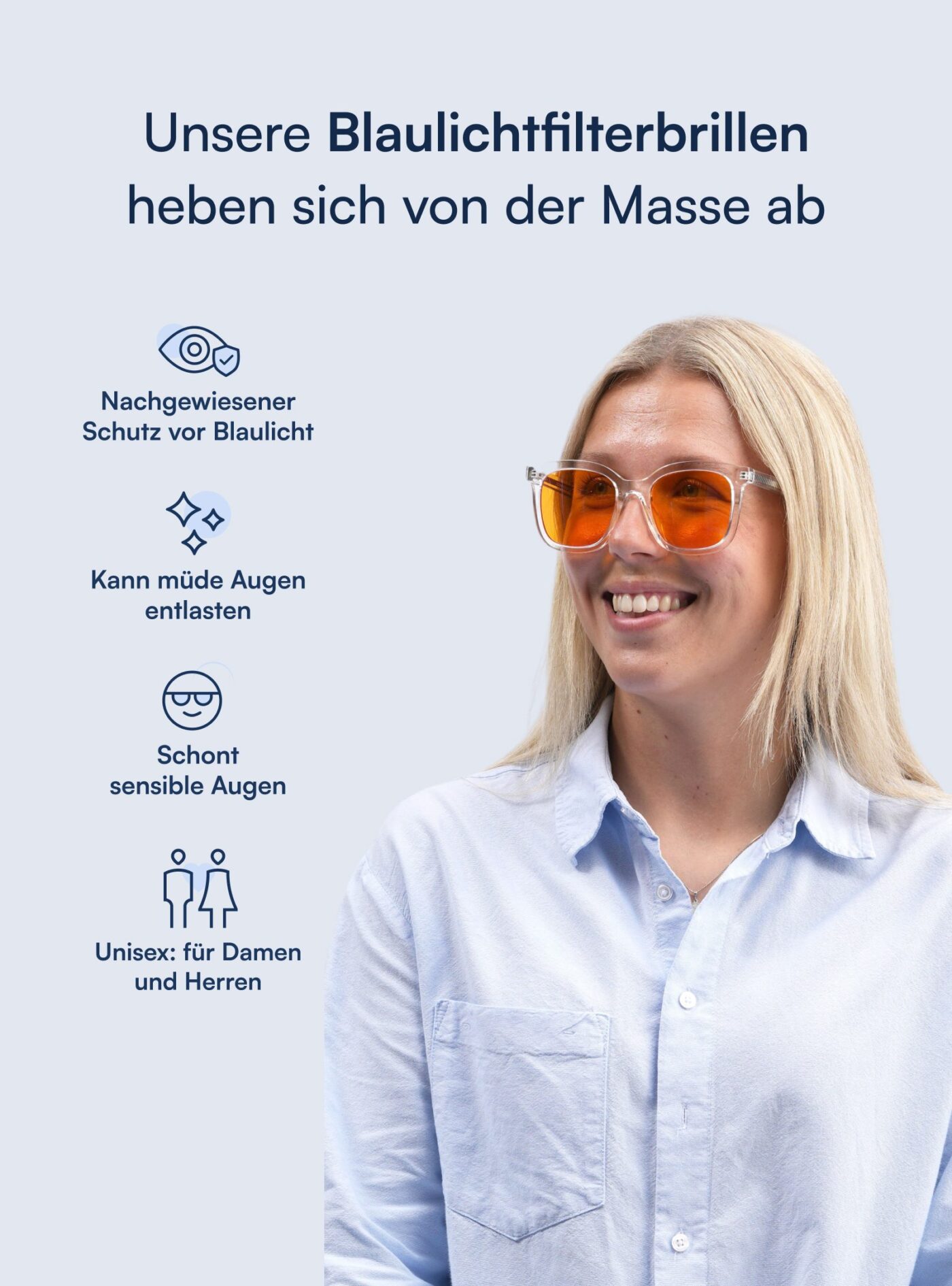 Solace Blaulichtfilterbrille