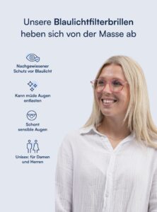 ROSE Blaulichtfilterbrille