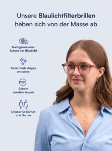 Amber Blaulichtfilterbrille