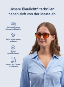 OBSIDIAN Blaulichtfilterbrille
