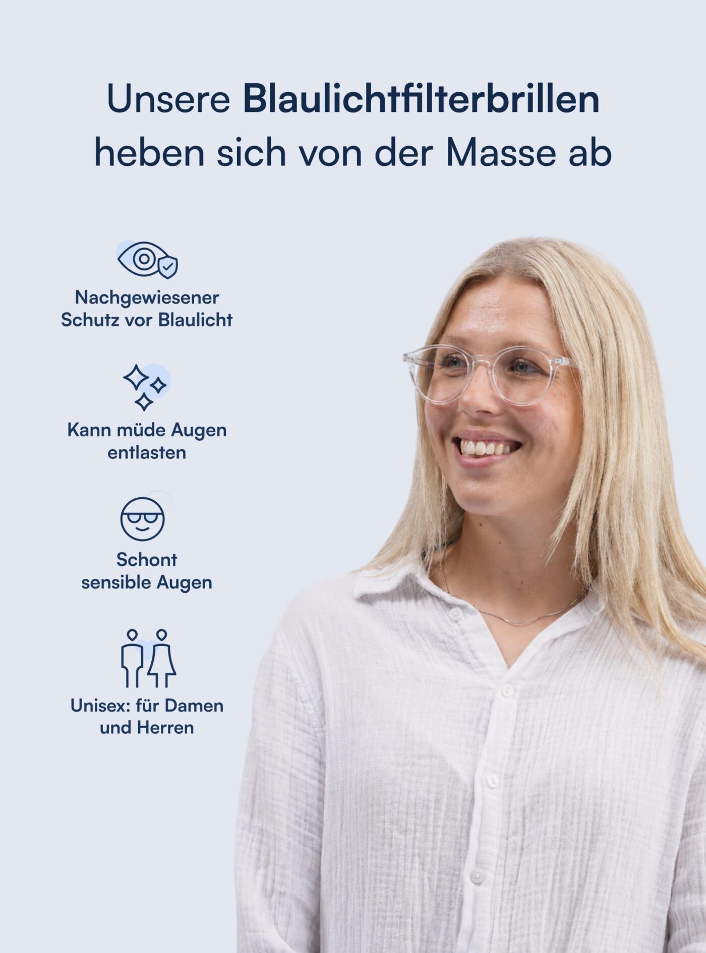 Rose Blaulichtfilterbrille