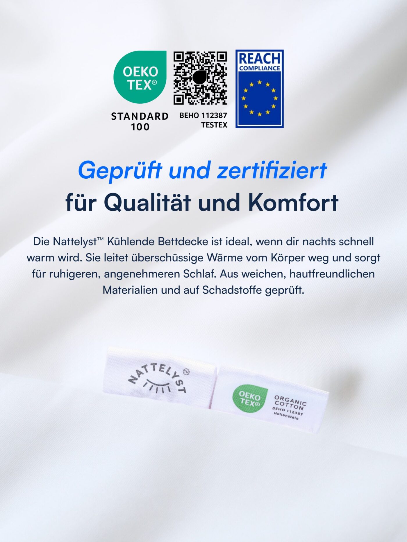 Nattelyst™ Kühlende Bettdecke