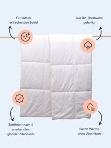Nattelyst™ Ganzjahresdecke (Bio-Baumwolle)