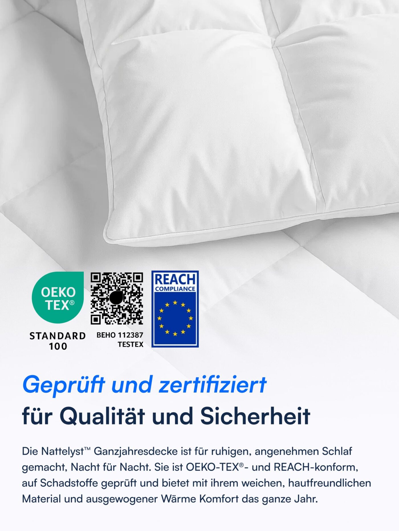 Nattelyst™ Ganzjahresdecke (Bio-Baumwolle)