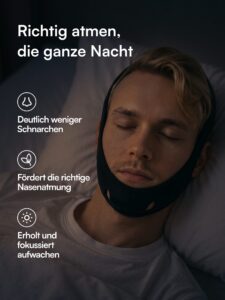 Kinnriemen gegen Schnarchen