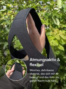 Kinnriemen gegen Schnarchen