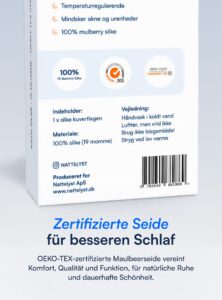 Spannleintuch aus 100 % Maulbeerseide (OEKO-TEX) Dunkelgrau