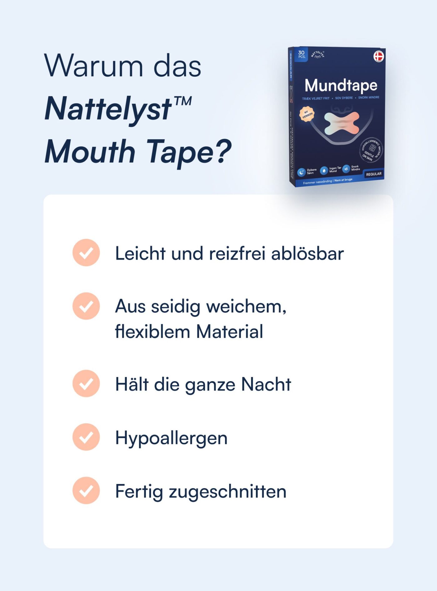 Nattelyst™ Mouth Tape