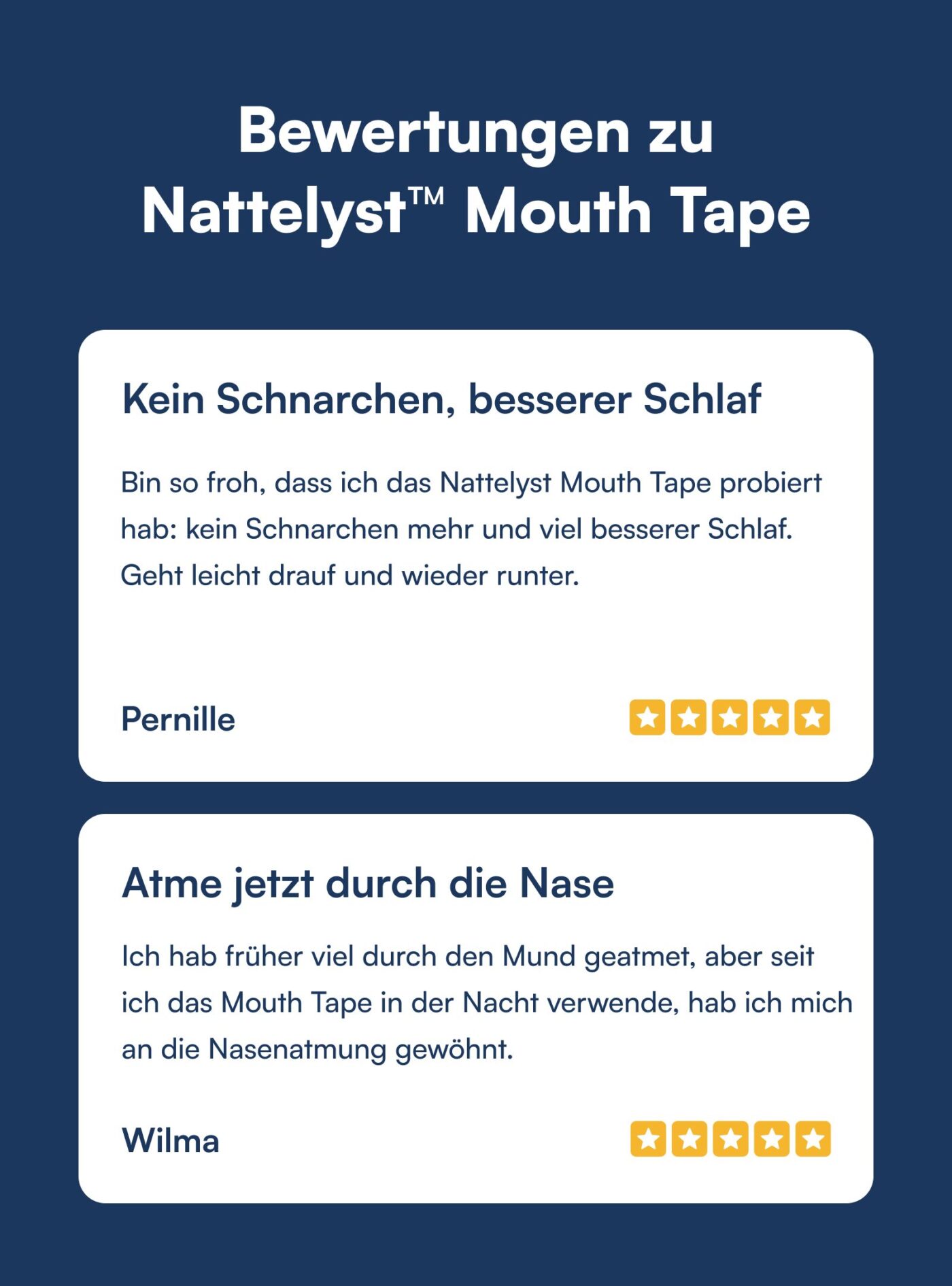 Nattelyst™ Mouth Tape