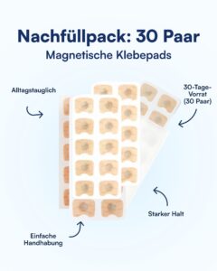 Nachfüllpack für magnetische Nasenpflaster