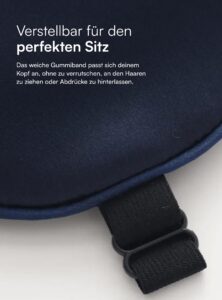Schlafmaske aus 100 % Maulbeerseide