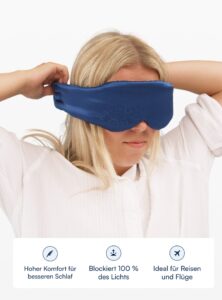 Mögli Schlafmaske aus 100 % Maulbeerseide