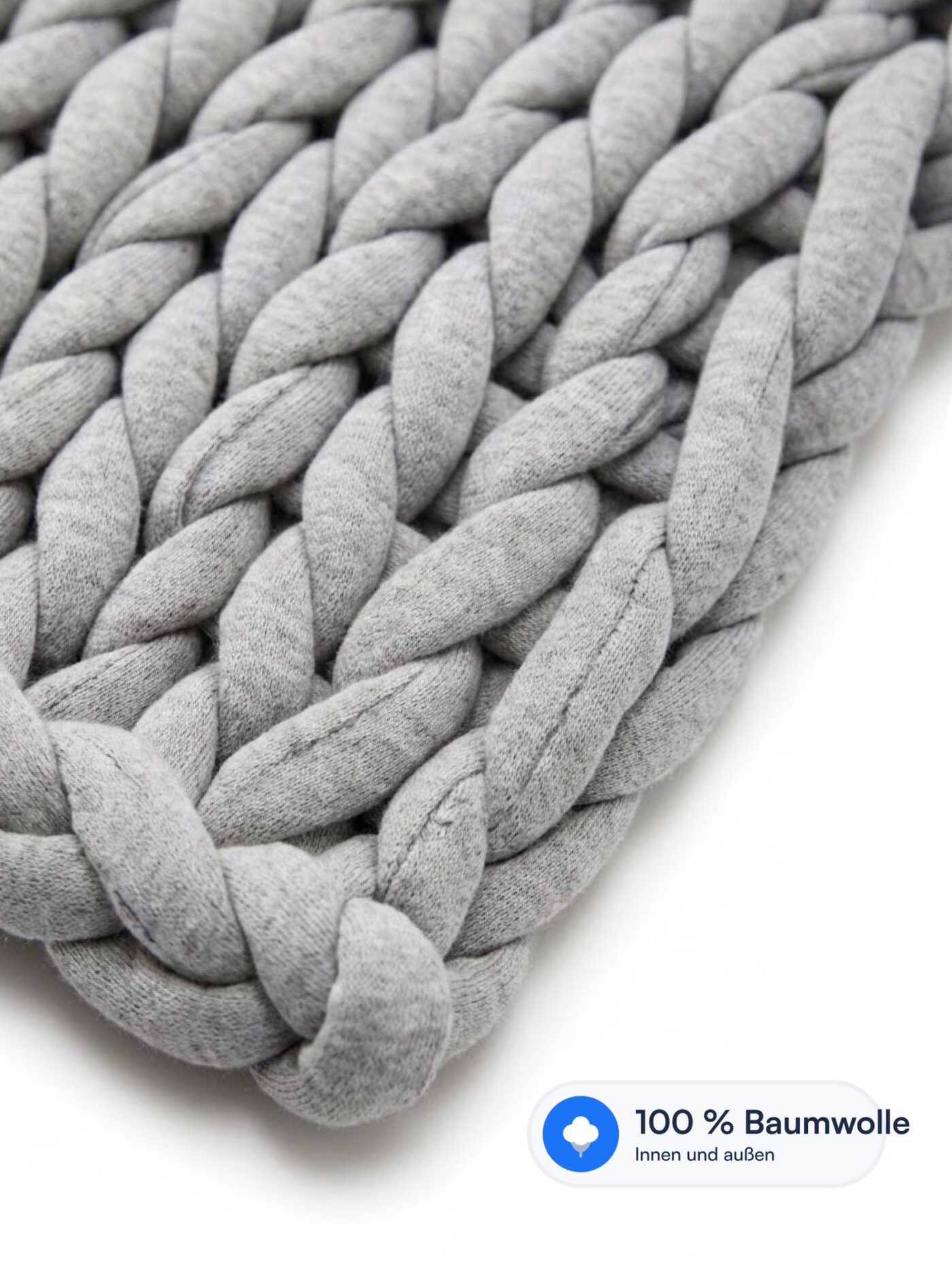Nattelyst™ Gestrickte Gewichtsdecke