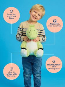 Vugg Bears™ Benny Gewichtskuscheltier (Grüner Drache)