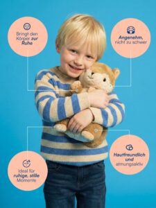 Vugg Bears™ Mika Gewichtskuscheltier (Otter)