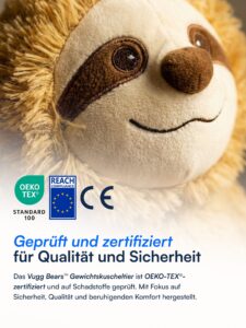 Vugg Bears™ Buddy Gewichtskuscheltier (Faultier)