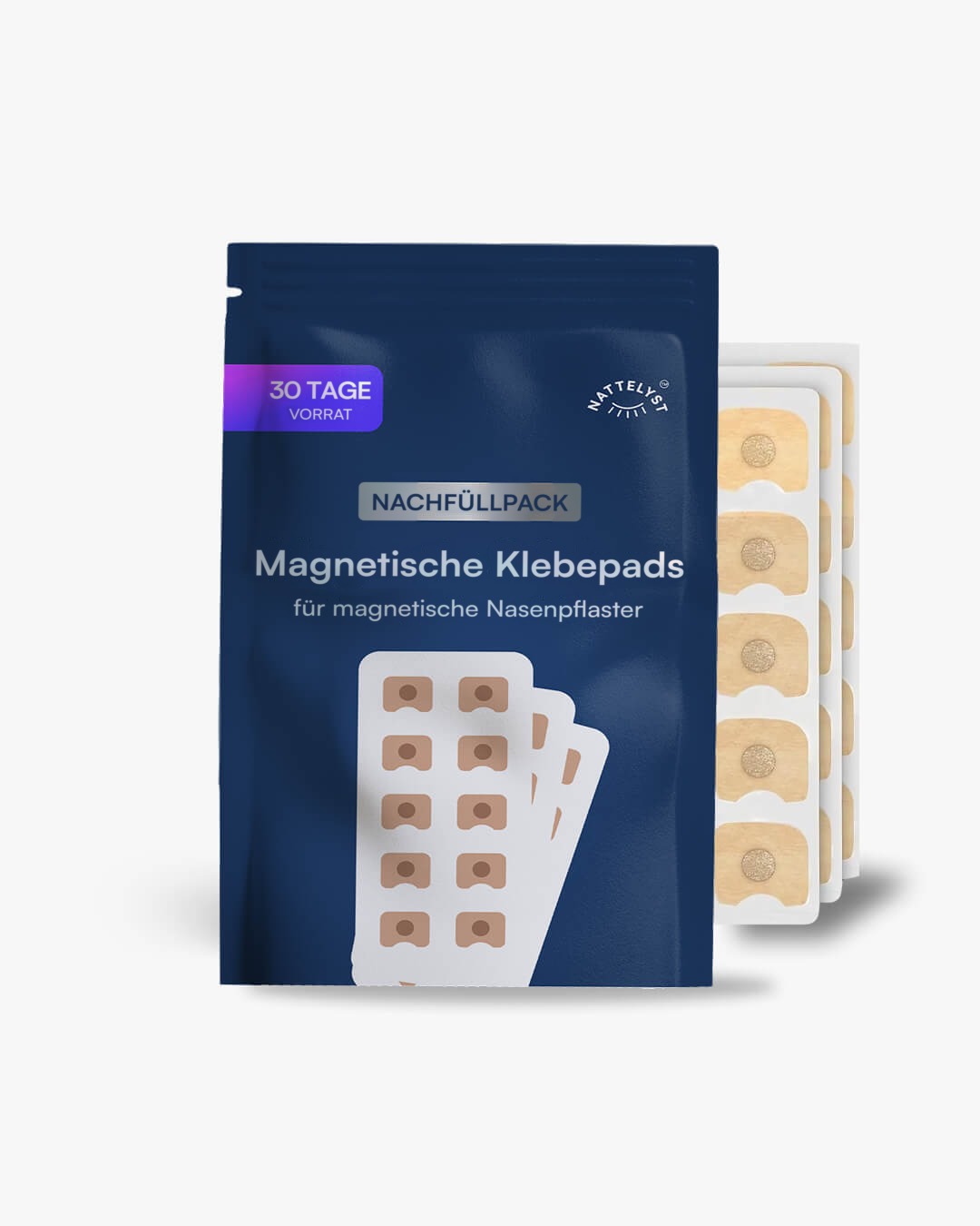 Nachfüllpack für magnetische Nasenpflaster